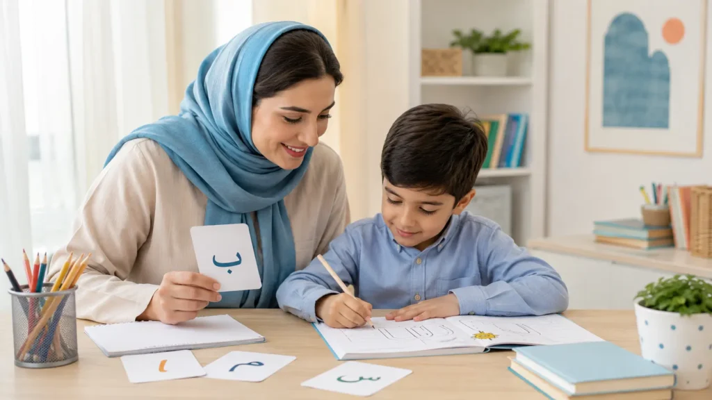بهترین روش آموزش نشانه‌های فارسی به کودک کلاس اول