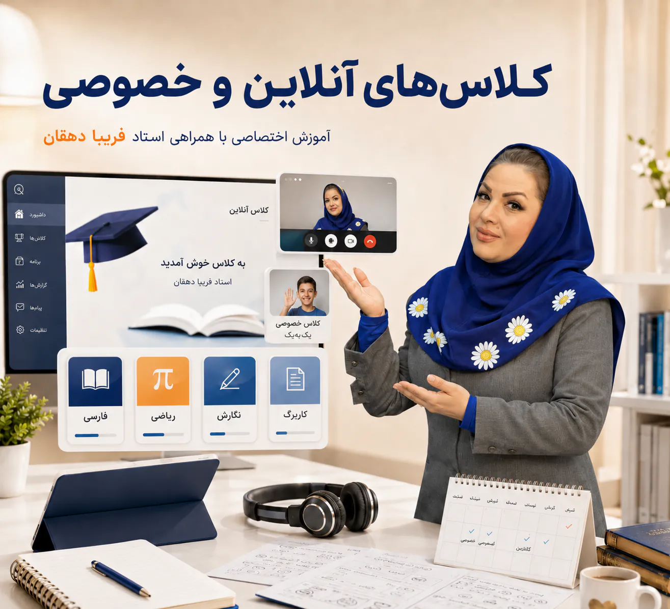 کلاسهای آنلاین و خصوصی